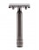 Fatip - rasoio di sicurezza metal black 80 mm open comb