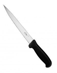 MAGLIO NERO- Coltello filettare (semiflessibile) cm.18 LINEA LUX Coltello per carne e pesce