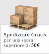 Spedizioni Gratis per una Spesa superiore a 50€